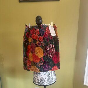 JABA NWT CRUSHED VELVET MINI SKIRT